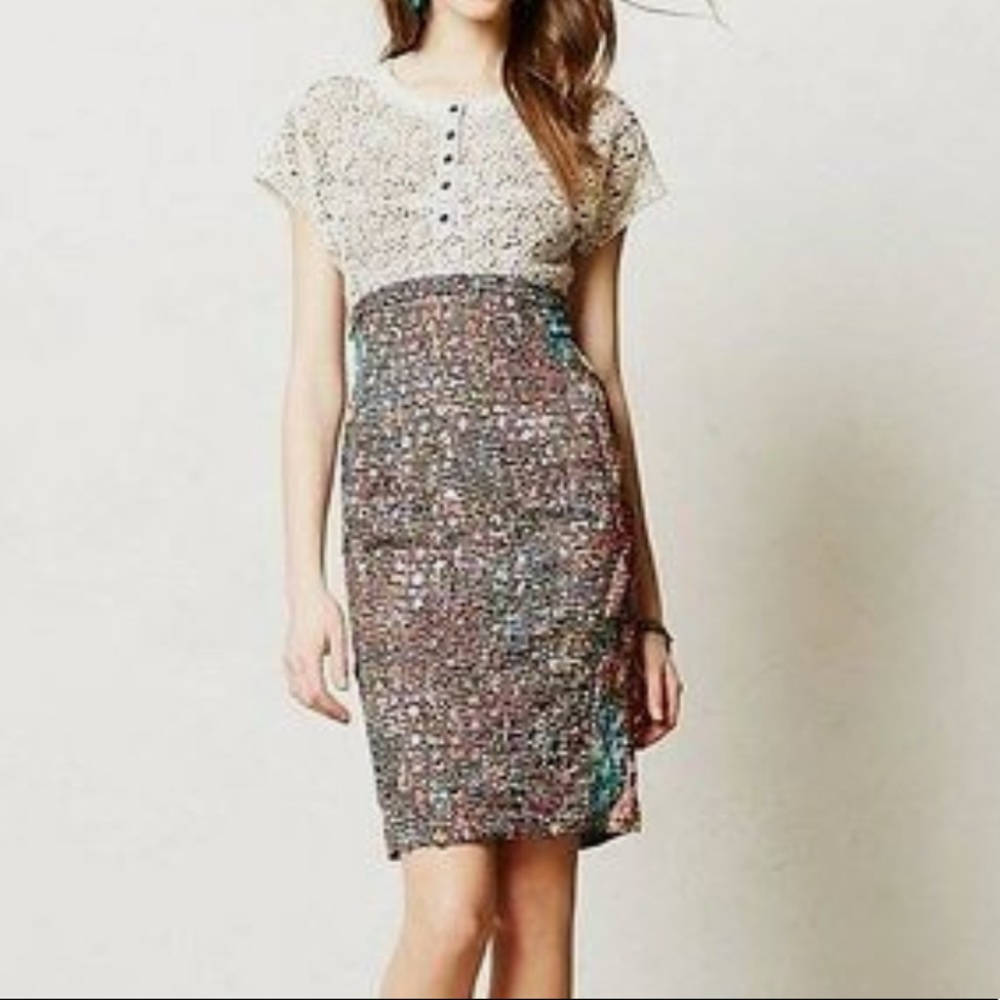 Anthropologie Beguile by Byron Lars study sheath dress